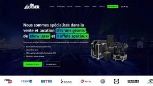 JLP Laser - Spécialiste de la vente et location d'écrans géants, show laser et effets spéciaux